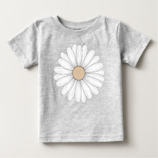 Camiseta Sereno Florescer - Ilustração Delicada de Flor de 