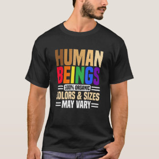 Camiseta Seres Humanos 100 Cores E Tamanhos Orgânicos Podem