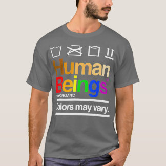 Camiseta Seres Humanos 100 Cores Orgânicos Podem Variar O P