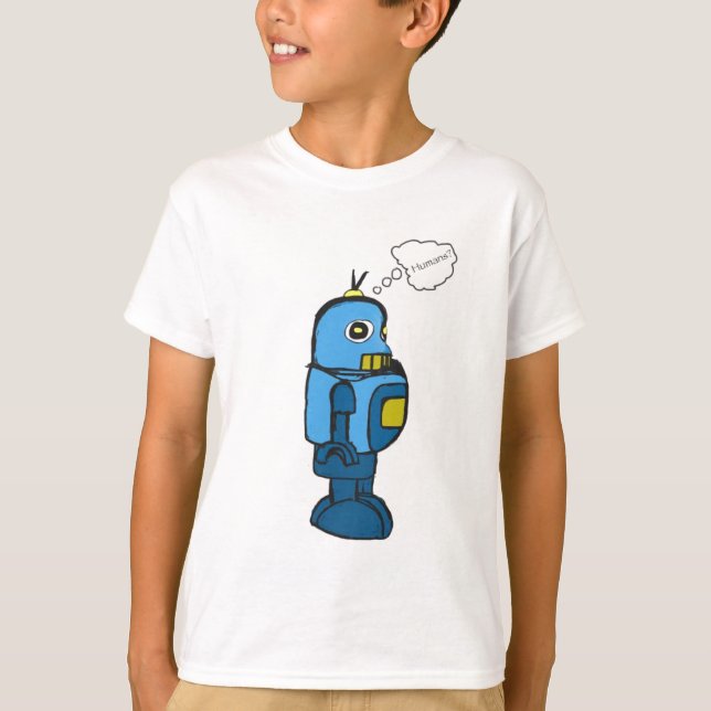 Camiseta Seres humanos do robô (Frente)