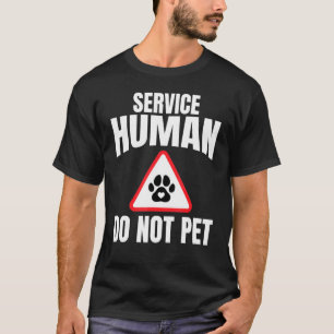 Camiseta Seres Humanos Não Pet Cães Mãe Cabo Paw M