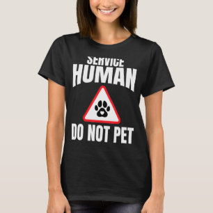 Camiseta Seres Humanos Não Pet Cães Mãe Cabo Paw M
