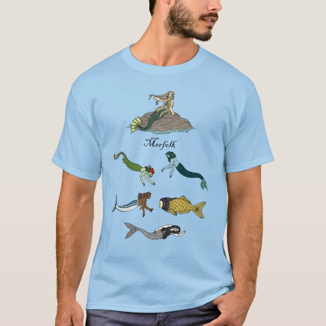 Camiseta Seres marinhos (Frente)
