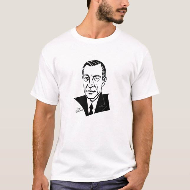Camiseta Sergei Rachmaninoff (Frente)