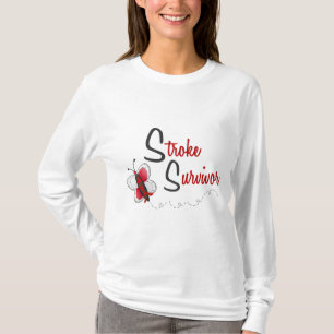 Camiseta SÉRIE 2 da BORBOLETA do sobrevivente do curso