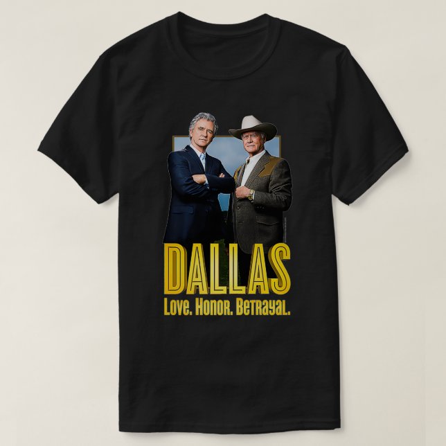 Camiseta Série Dallas TV Big Two Premium (Frente do Design)