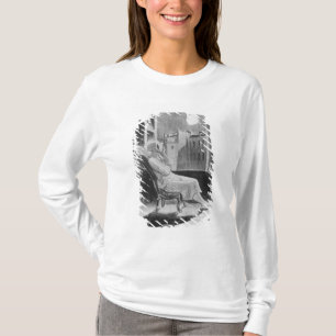 Camiseta Série de "Bas-Azuis Les", lua de O