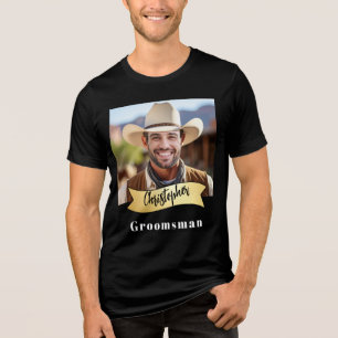 Camiseta Série de Copo de Pint para Padrinhos: A Lenda do L