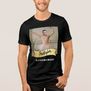 Camiseta Série de Copos de Pint para Padrinhos de Casamento