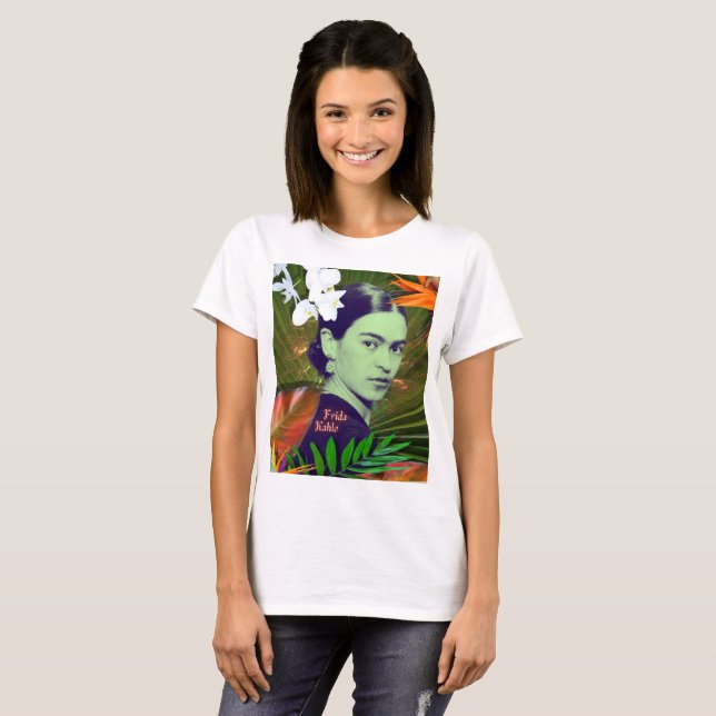 Camiseta Série de Frida Kahlo #4 (Frente Completa)
