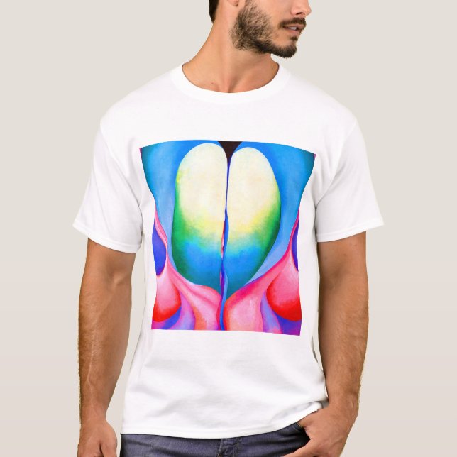 Camiseta Série de Geórgia O Keeffe 1 número 8 (Frente)