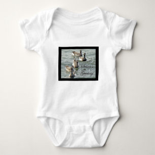 Camiseta Série de Saudações da temporada de Brant Geese 