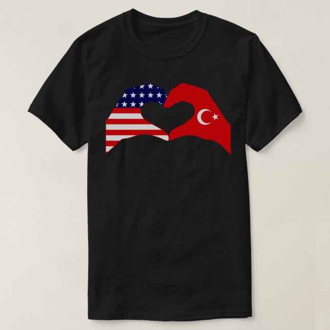 Camiseta Série de Sinalizadores Patriot para a Turquia "Hea (Frente do Design)