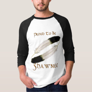 Camiseta Série do SHAWNEE do nativo americano 'ORGULHOSO
