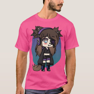 Camiseta Série Gacha Life - Karin, a estranha Gótico Girl W
