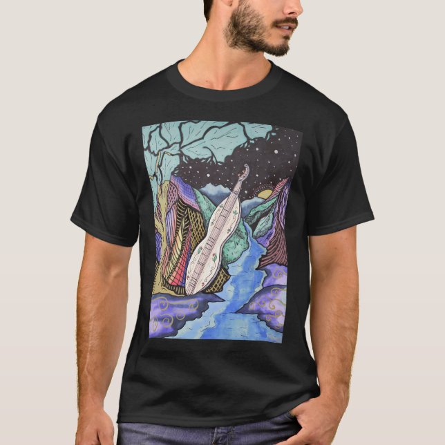 Camiseta Série Mountain Music - Dulcimer (Frente)