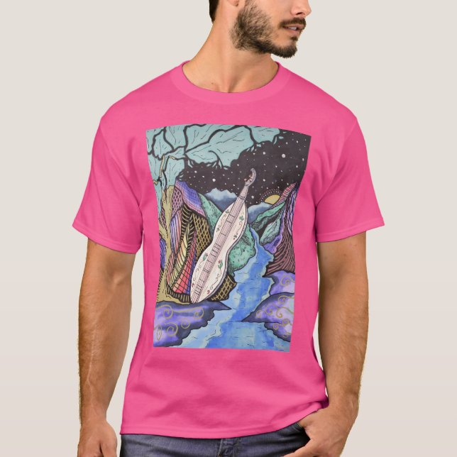 Camiseta Série Mountain Music - Dulcimer (Frente)