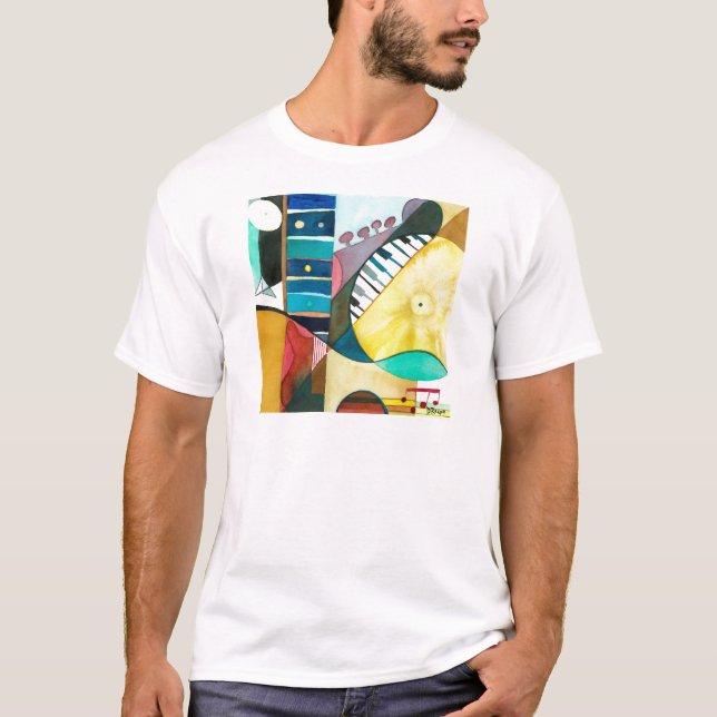 Camiseta Série musical - trilhas da guitarra (Frente)