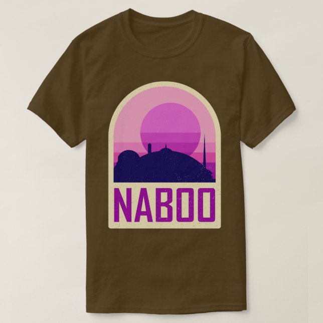 Camiseta Série Naboo Geométrica e Minimalista (Frente do Design)