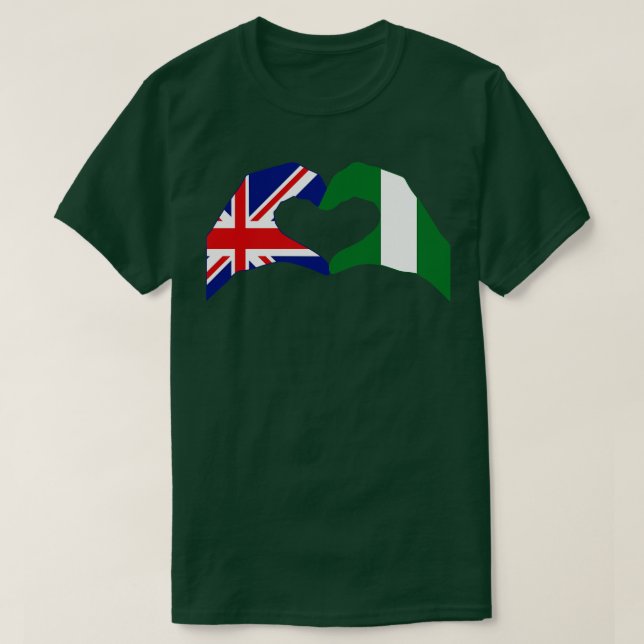 Camiseta Série "Sinalizador Patriótico" do Reino Unido (Frente do Design)