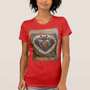 Camiseta Série Steampunk Anatômica do Coração Mecânico