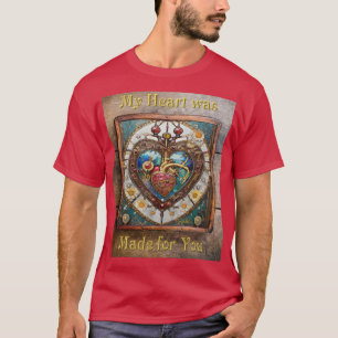 Camiseta Série Steampunk Anatômica do Coração Mecânico