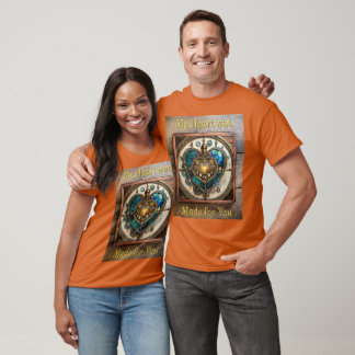 Camiseta Série Steampunk De Coração De Vidro Estreito De ou