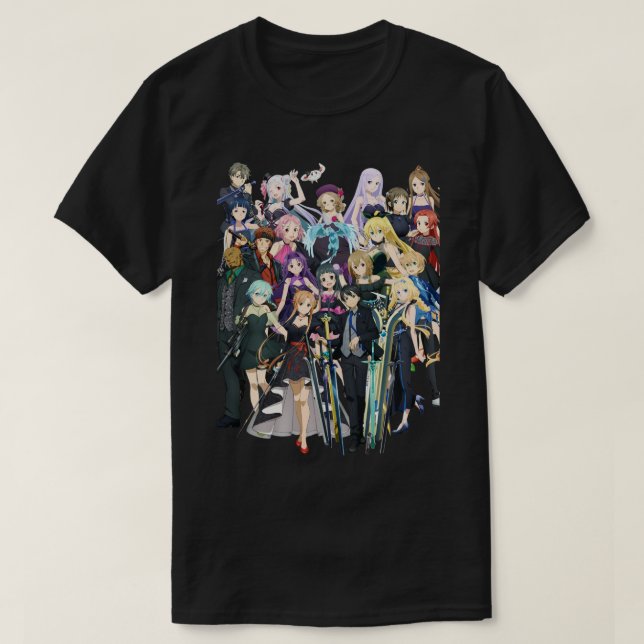 Camiseta Série Sword Art Online (Frente do Design)