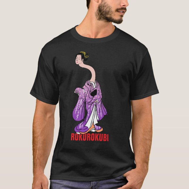 Camiseta Série Yokai: Rokurokubi (Frente)