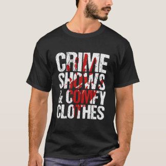 Camiseta Séries de Crimes e True Crime Confortável