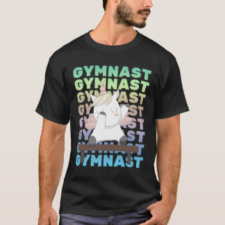 Camiseta Séries De Ginástica E ginástica Do Unicórnio