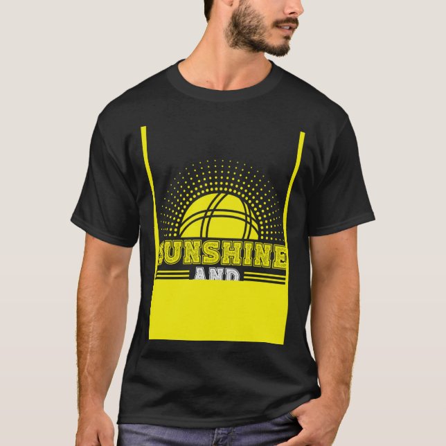 Camiseta Serigrafia Sol e Bola de Bocce (Frente)