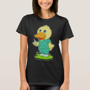 Camiseta Seringa de Enfermeiro Pato