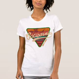 Camiseta seringueira de palmeira da Costa Oeste da Califórn