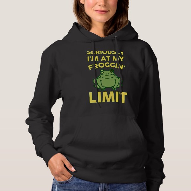 Camiseta Sério, estou no meu Roupa de limite (Frente)
