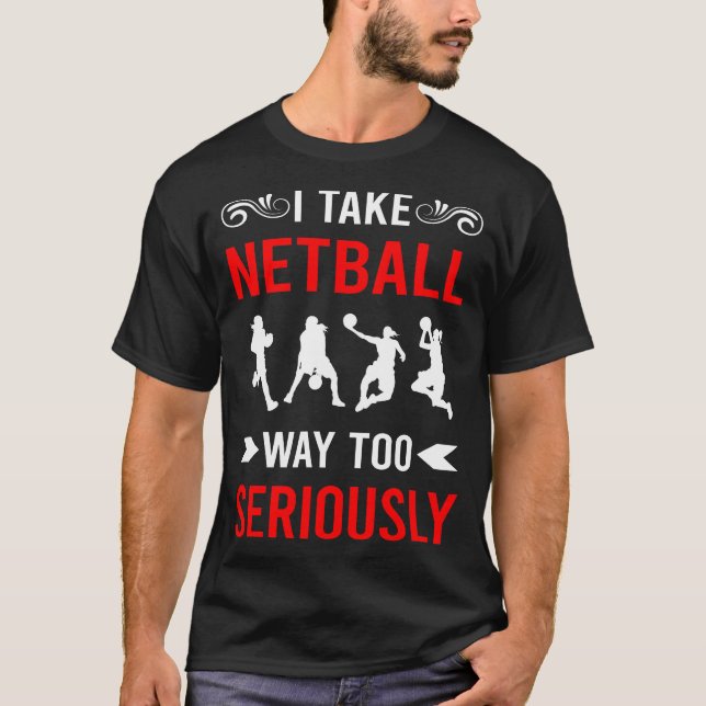 Camiseta Sério Netball (Frente)