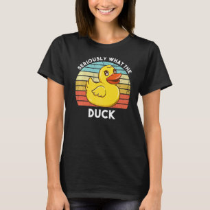 Camiseta Sério O Que A Borracha Amarela Duck Ducky