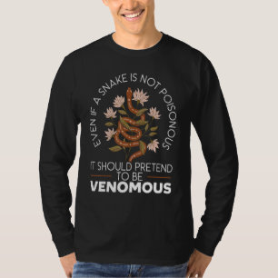 Camiseta Serpente Animal Reptile Herpetology Cobra