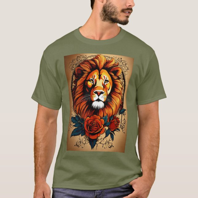 Camiseta "Serpente Celestial: Majestoso Dragão Chinês T-Shi (Frente)