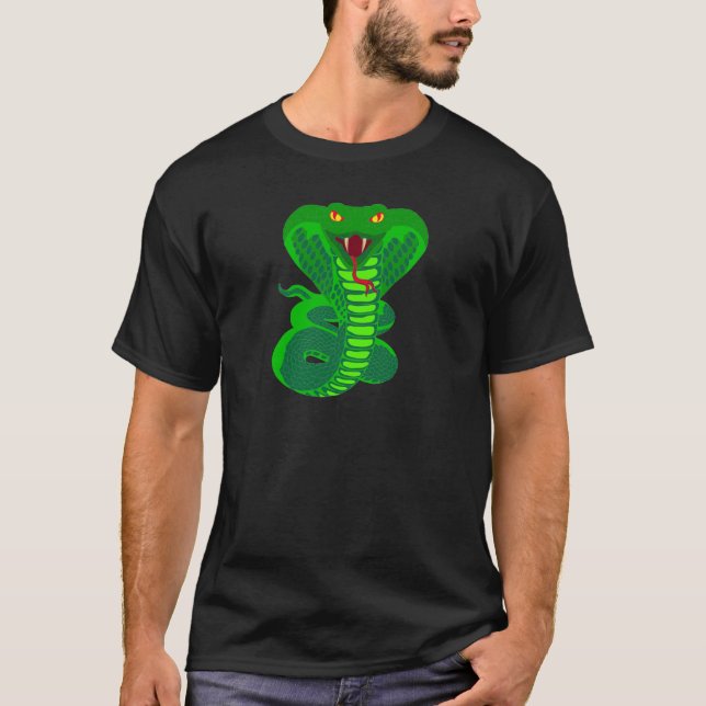 Camiseta Serpente cobra snake cobra (Frente)