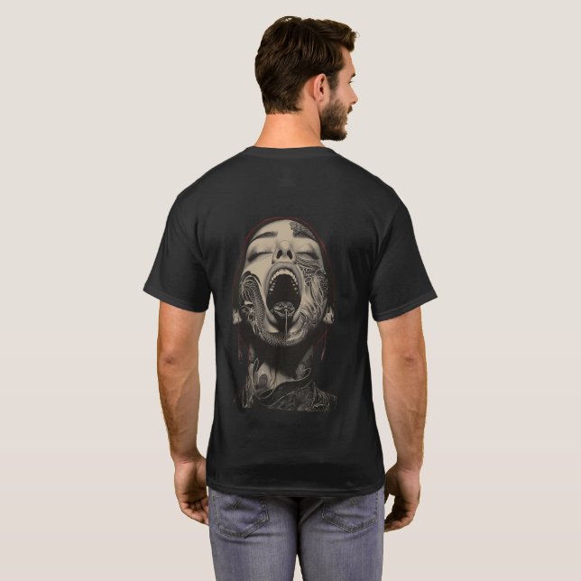 Camiseta Serpente Dentro (Parte Traseira Completa)