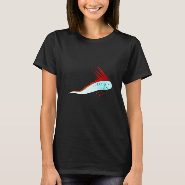 Camiseta Serpente do Mar de Oarfish (Frente)
