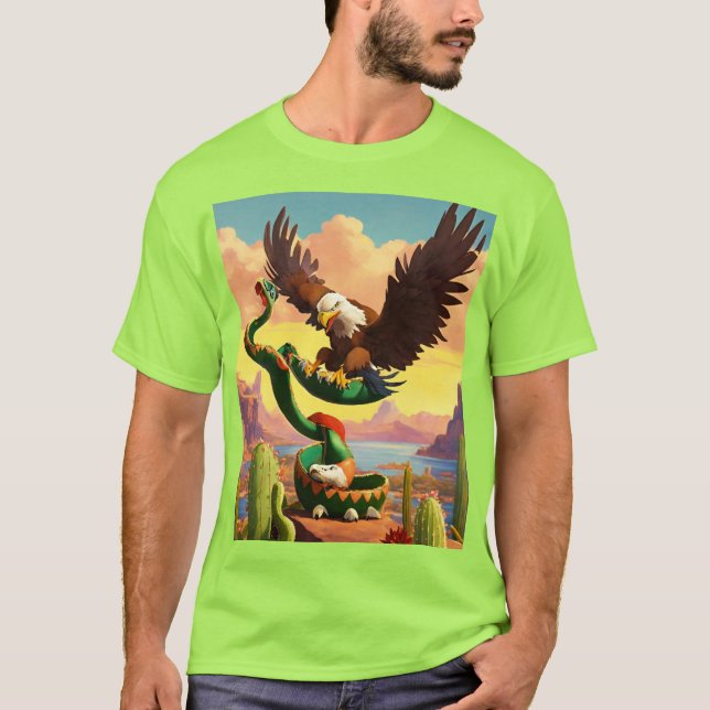 Camiseta Serpente nas montanhas" (Frente)