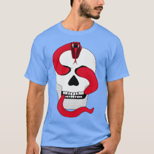 Camiseta Serpente Vermelha e o Crânio