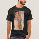 Camiseta Serpentes de Água, Gustav Klimt<br><div class="desc">Serpentes de Água,  Gustav Klimt</div>
