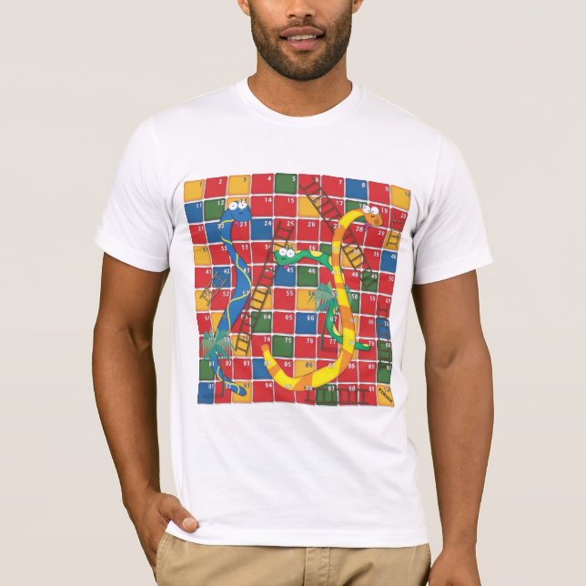 Camiseta Serpentes e Escadas (Frente)