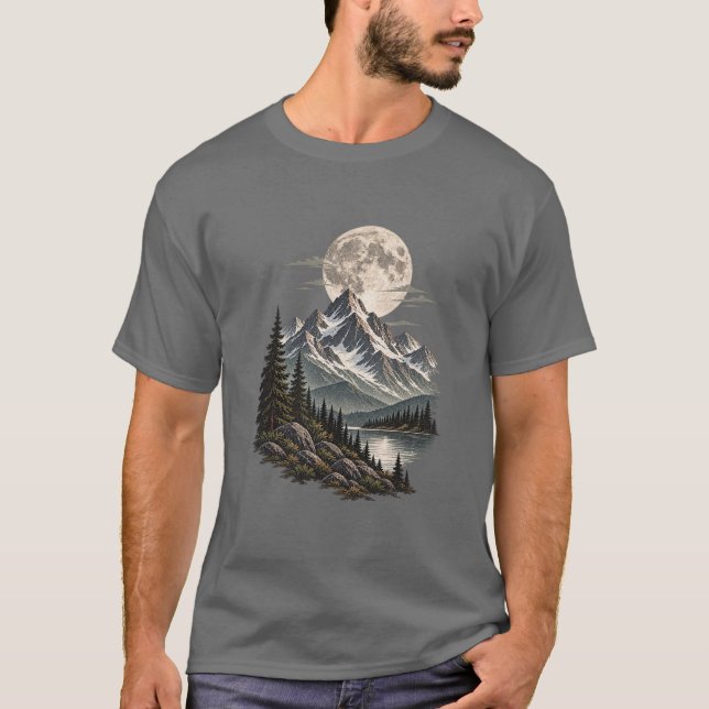 Camiseta Serra da Lua Cheia Selvagem (Frente)