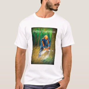 Camiseta Serra de cadeia para passar seu presente da