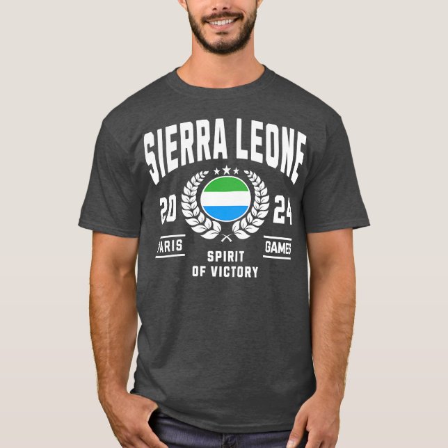 Camiseta Serra Leoa 2024 Esportes Lover (Frente)