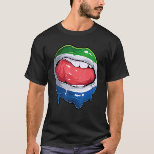 Camiseta Serra Leoa Bandeira Boca Futebol Serra Leoa Serra